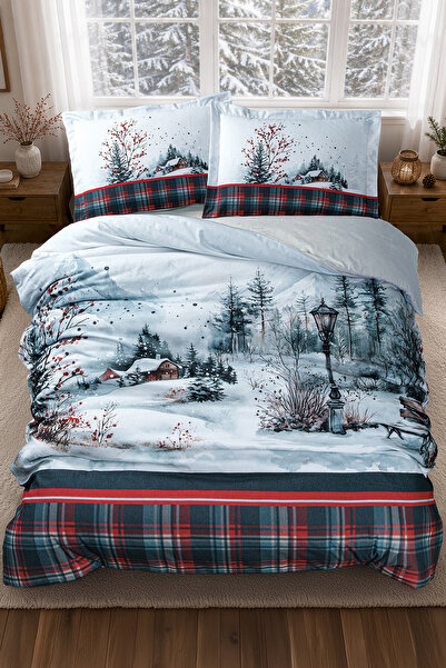 First Choice Arlo 100% Cotton Superior Flannel Single Duvet Cover Set