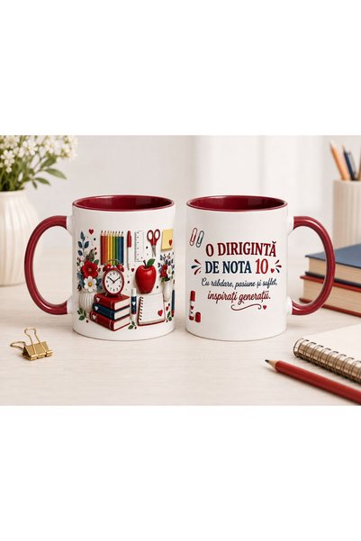 hiperborea Cană Cadou pentru Dirigintă „O Dirigintă de Nota 10”