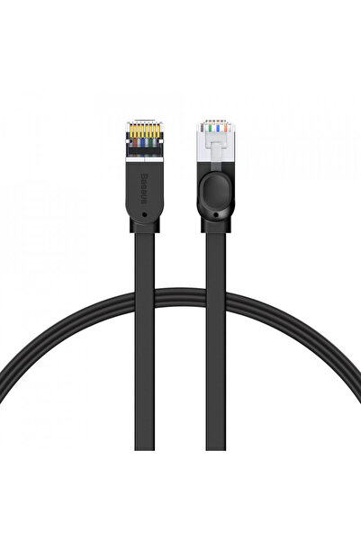 Baseus Καλώδιο patchcord Ethernet επίπεδο RJ45 Cat 6 1000Mbps 3 μ. μαύρο (PCW...