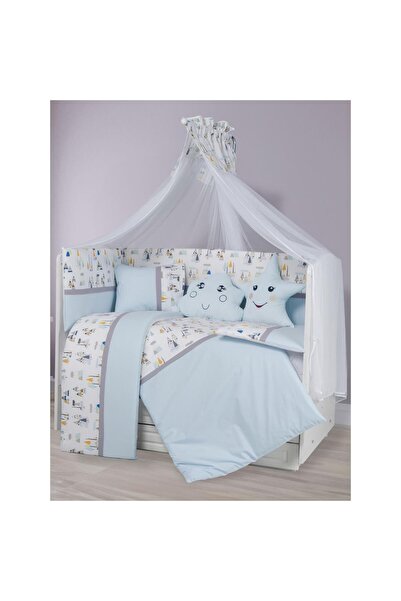 Aras Bebe Safari Sleeping Set 60*121 - Blue