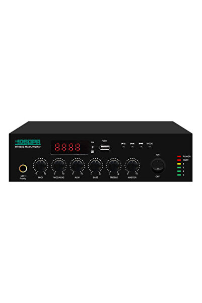 DSPPA Amplificator cu mixer 60W la 100V, MP60UB cu USB, FM și Bluetooth
