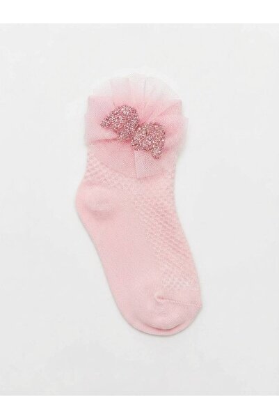 SÜSLÜ KİDS Fancy Tulle/Glittered/Elegant/Stylish Socks for Girls