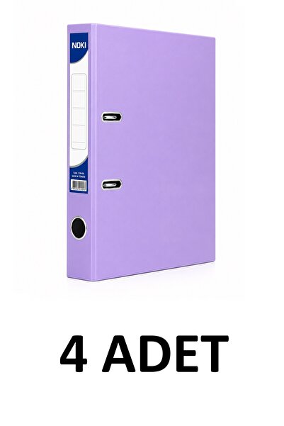 Noki 4 Narrow Plastic Folders A4 Folders