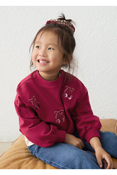 MAYORAL Girl's Sweat Cherry 4405