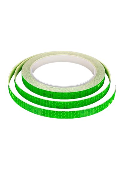 ENZ SHOP Bandă reflectorizantă autoadezivă pentru vehicule, verde, aspect fag...