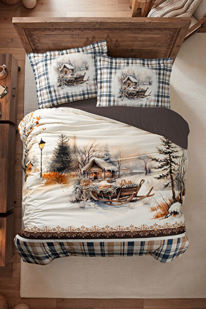 First Choice Mikela 100% Cotton Superior Flannel Double Duvet Cover Set