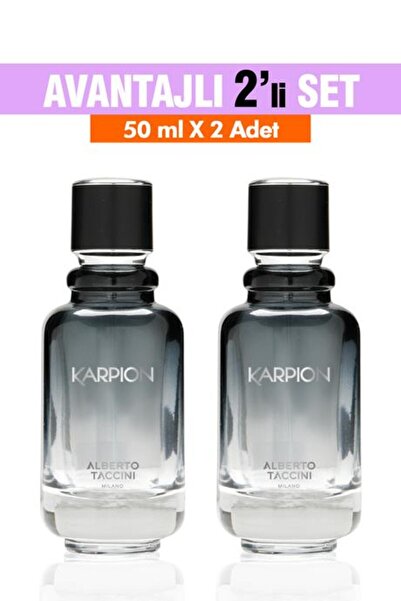 Alberto Taccini 2'Li Set KARPION Erkek Parfümü - 50 ml