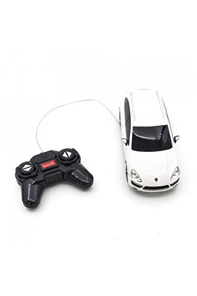 Rastar REMOTE CONTROL CAR PORSCHE CAYENNE TURBO WHITE 1 TO 24 SCALE