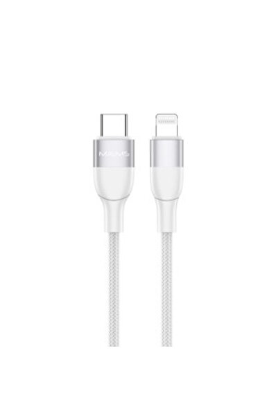 Usams Кабел за данни Type-C към Lightning MJEMS Бързо зареждане 1.2М - US-SJ3...