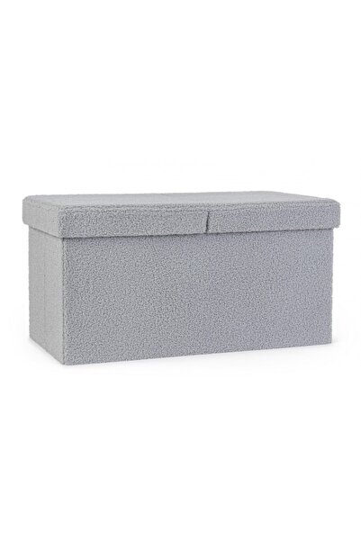 Bizzotto Joris Γκρι Υφασμάτινος Πάγκος 76x38x38 εκ.