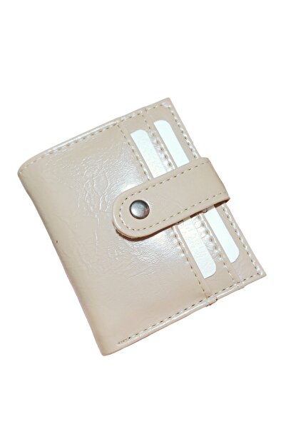 KY Women's Cream Slim Small Model 10 Card Holder Wallet 1