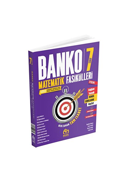Model Eğitim Yayınları 7. Sınıf Banko Matematik Fasikülleri