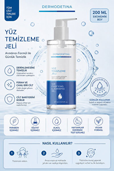 200 ml Purifying Cleansing Gel – Günlük Yüz Temizleme Jeli