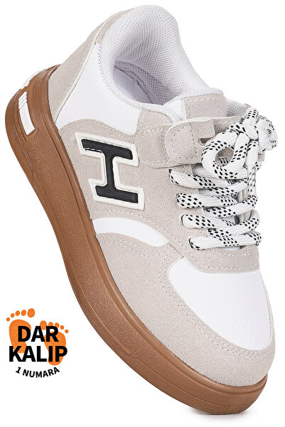 Kiko Kids Lacer Cırtlı Bağcıklı Erkek Çocuk Spor Ayakkabı