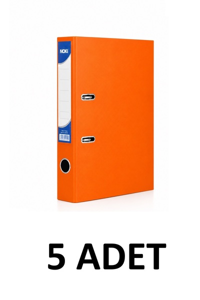 Noki 5 Narrow Plastic Folders A4 Folders