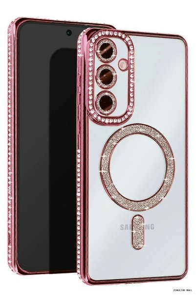 New Face ZNGZRMLL جراب Galaxy A55 5G Joke Simli Magneticsafe (184356) - وردي