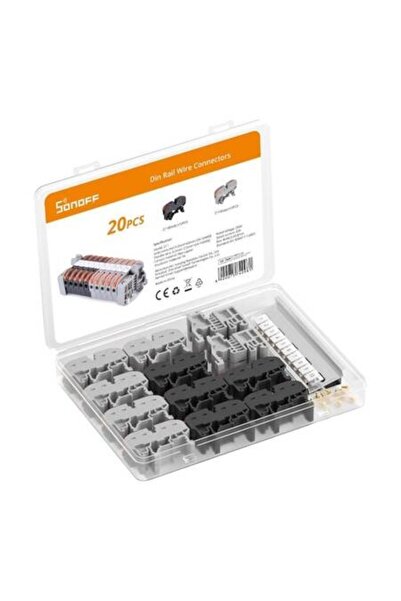 Sonoff Set conector pentru sina DIN (20 buc)