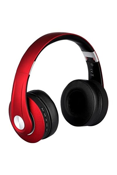 V-TAC CASCA WIRELESS BLUETOOTH/MSD - ROSU