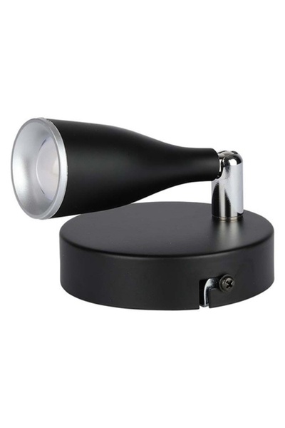 V-TAC WALL MOUNTED LED LAMP 4.5W 4000K NEUTRAL WHITE - BLACK