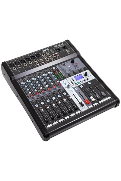 HPA ЦИФРОВ МИКСЕР 8 КАНАЛА 48V BT/USB/SD