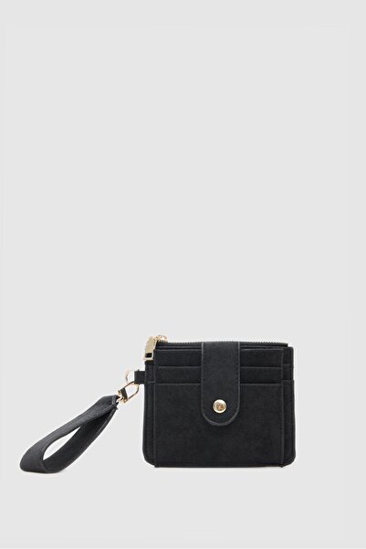 Shule Bags Pike Suede ženski držač za kartice, crni