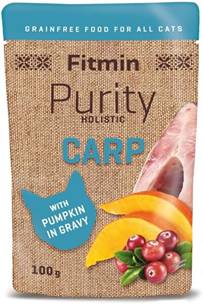 Fitmin Purity Carp Pouch with Pumpkin Food for Cat 100 g