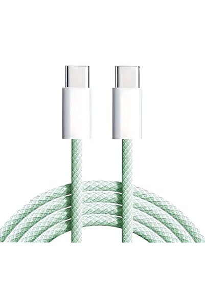 GENERAL كيبل USB C مضفر 60 واط من فيرست ويف بطول 1 متر، 60 واط لنقل البيانات ...