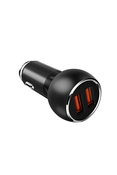 LDNIO Incarcator Auto QuickCharge 3.0 (C503Q), 2*USB, 36W, Cablu USB-C inclus...