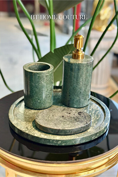 Banyo Green Marble Set