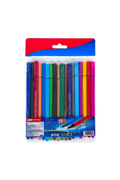 OEM Set finelinere pentru scriere și desen, 18 bucăți/piese – fineliner