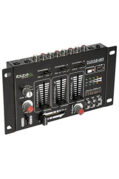 Ibiza Sound MIXER USB CU DISPLAY DIGITAL