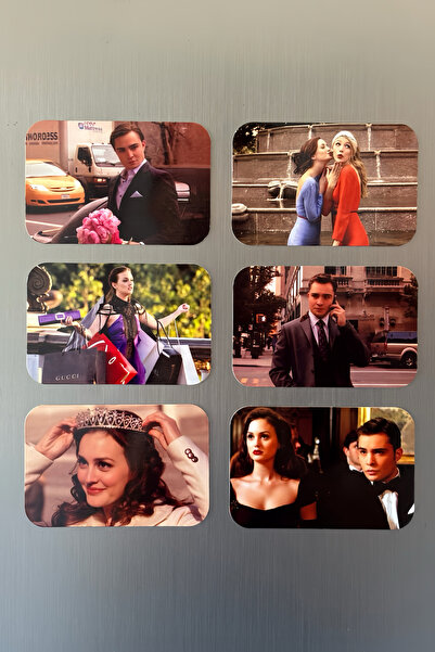 Cool Stuff Studio Gossip Girl 6'lı Buzdolabı Magneti