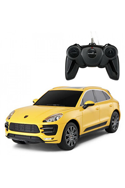 Rastar REMOTE CONTROL CAR PORSCHE MACAN TURBO YELLOW WITH SCALE 1 TO 24
