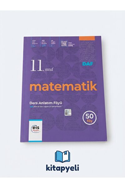 eis Yayınları Eis 11.sınıf DAF Matematik MAARİF 2027 Baskı Ders Anlatım Föyü
