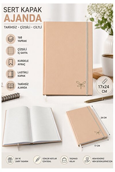 Artlantis Quality Undated Agenda Notepad 17X24Cm 1 Piece Lizz Ofs Rubberized ...