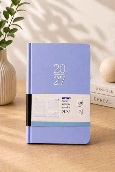 Gıpta 2027 Agenda 14X20 Daily Agenda 336 Pages Lined 100-Eck