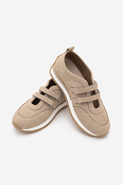 Marjin Women's Suede Mary Jane Double Strap Retro Sneaker Casual Sports Shoes...