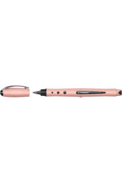 Stabilo Pix roller NaturesCOLORS Wildflower, 0.5 mm, corp rozaliu, culoare de scriere albastru