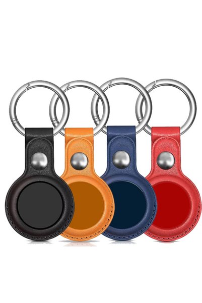 Choice15 1 Set BYBR PU Leather Case for Apple Airtag Protective Case Cover fo...