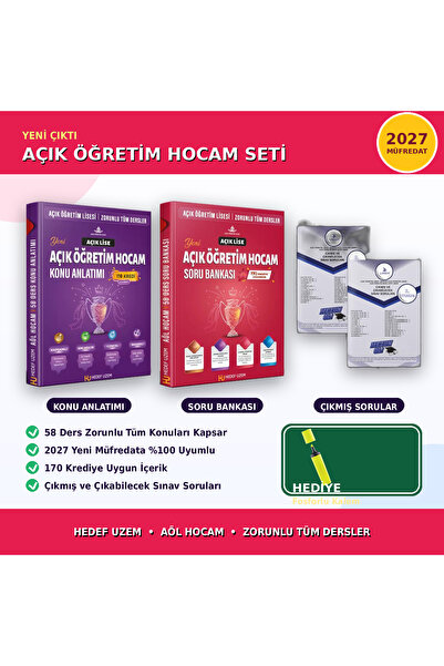hedef uzem 2027 Güncel Müfredat! AÖL Hocam Konu Anlatımı + Soru Bankası + Çık...