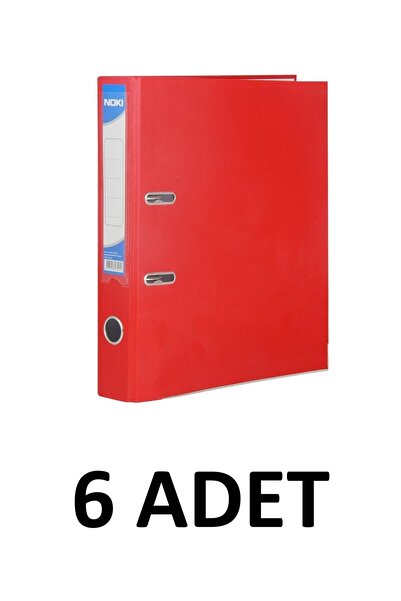 Noki 6 Pieces Narrow Plastic Folder A4 Folder