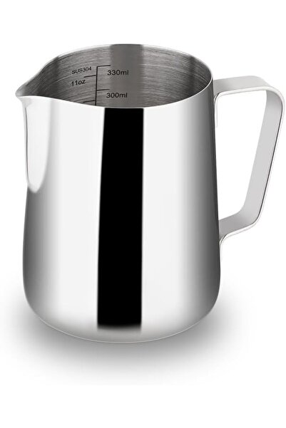watchget Wootch Get Bright Stainless Steel Milk Frother 12oz |   Internal Sca...
