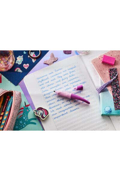 Stabilo Roller EASYoriginal 3D DreamWorld, 0.5 mm, pentru dreptaci, 1 bucată / blister, roz