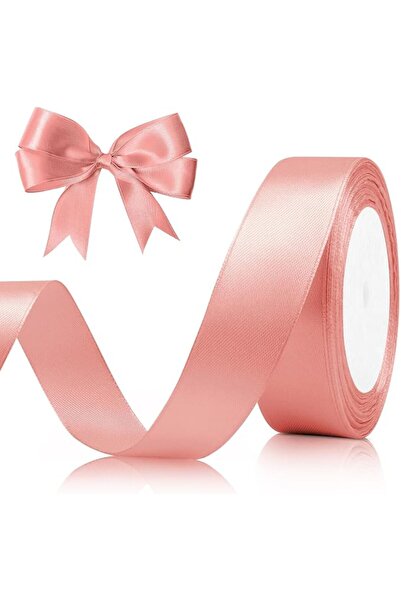 GENERAL Double Faced Satin Ribbon Fabric Roll Polyester Satin Gift Wrapping R...