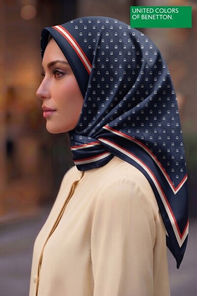 United Colors of Benetton SIENA DESENLİ EŞARP -1033-90*90