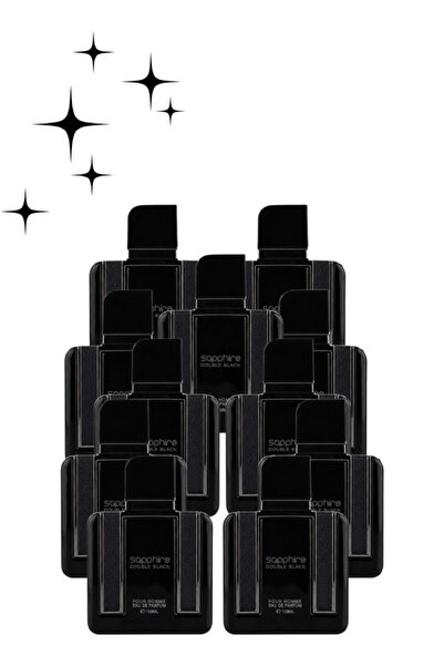 Faan 11 Pieces Sapphire Double Black Pour Homme Perfume 100ML