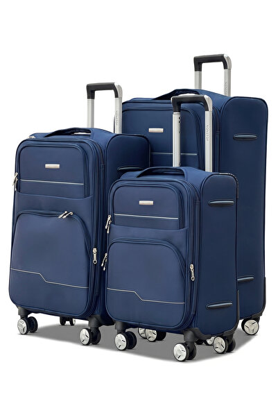 ZAAPPY Prestige Premium Nylon Expandable 3PCS Set (20/24/28 Inch) Luggage, So...