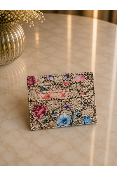 BAGS Women's Patterned Multi-Compartment Card Holder Wallet Multi-Compartment...