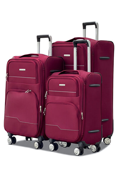 ZAAPPY Prestige Premium Nylon Expandable 3PCS Set (20/24/28 Inch) Luggage, So...