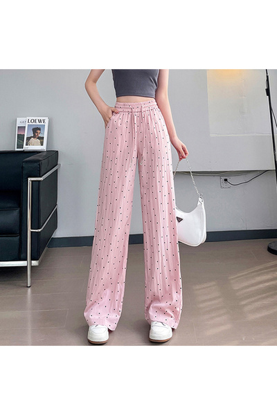 dorbe Women's Polka Dot Wide-Leg Trousers